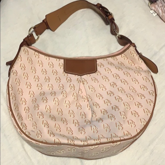 Baby Pink Dooney & Bourke Shoulder Bag - Picture 2 of 4